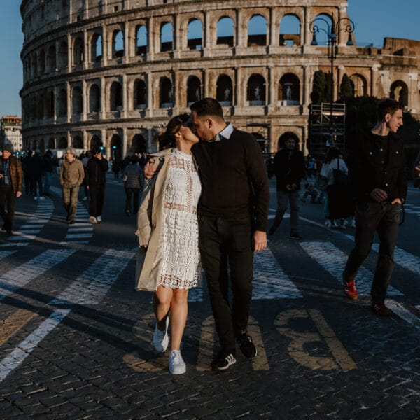 Sesja w Rzymie przy Koloseum