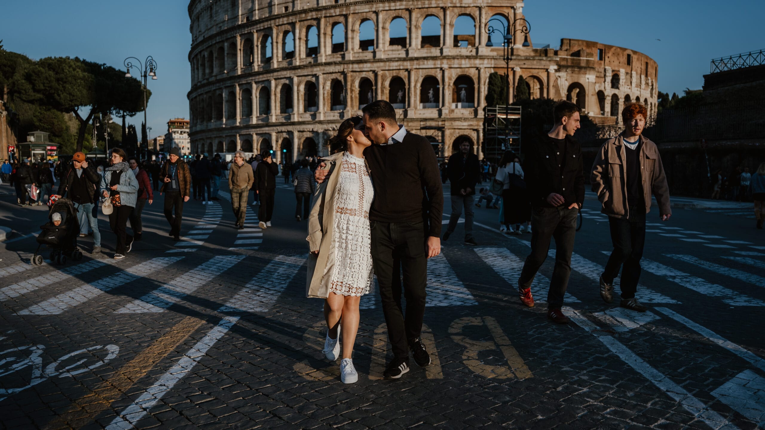 Sesja w Rzymie przy Koloseum